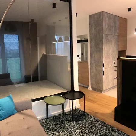 Apartment New Modern Apartment, Top Floor, Great View! Ac, Designer Industrial! Natural Wood! *